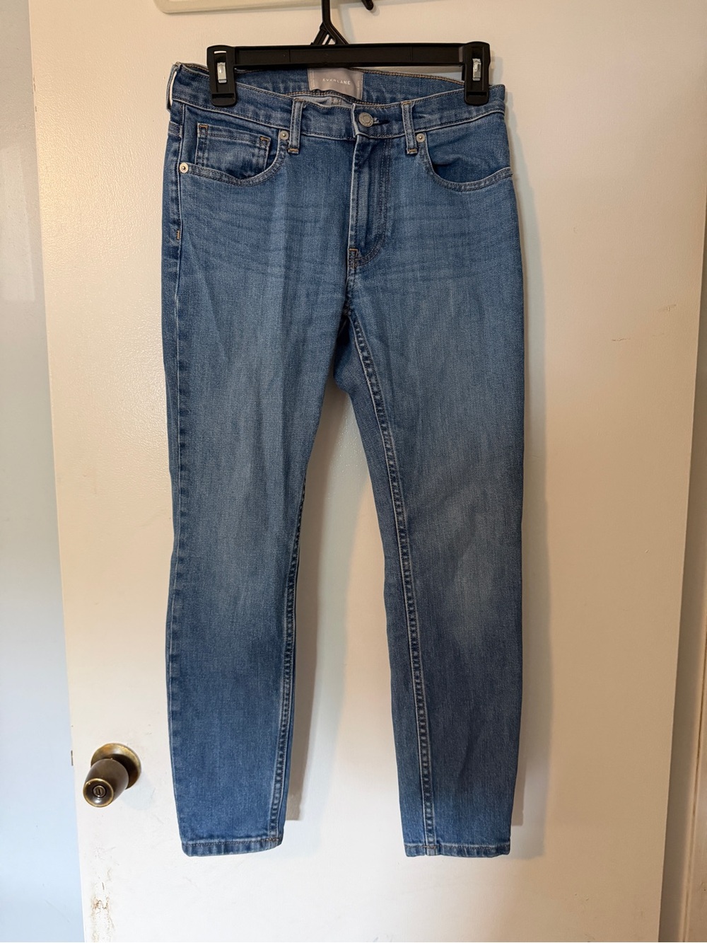 Everlane Medium Blue Skinny Jeans, Size 26